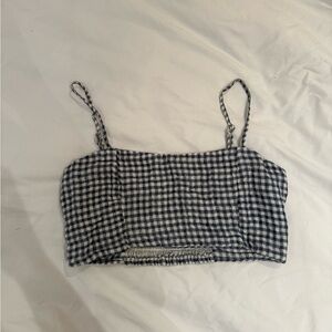 john halt brandy Melville gingham crop tank top